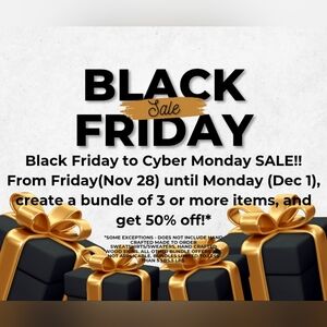 BLACK FRIDAY SALE